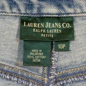 Lauren Jeans Co. Ralph Lauren Vintage Light Wash Jeans , Petite 10P